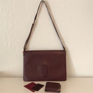 Vintage Cartier shoulder bag.